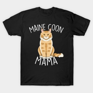 Maine Coon Cat Mama T-Shirt